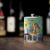 Let’s Get Lit Stainless Steel 8 oz Liquor Flask